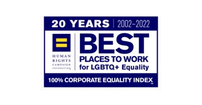 Best Places to Work for LGBTQ Equality 2022
